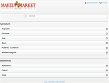 Tablet Screenshot of makeupmarket.hu